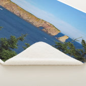 Percé Rock in de Golf van de St. Lawrence Sherpa Deken (3/4)