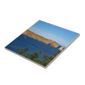 Percé Rock in de Golf van de St. Lawrence Tegeltje (Zijkant)