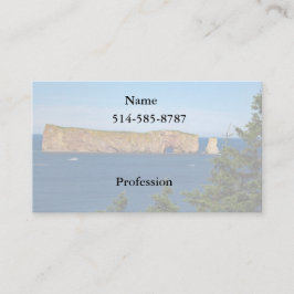 Percé Rock in de Golf van de St. Lawrence Visitekaartje