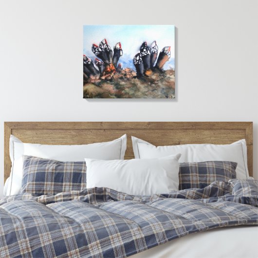 Percebes/Barnacles Canvas Afdruk (Insitu (Slaapkamer))