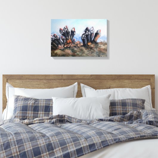 Percebes/Barnacles Canvas Afdruk (Insitu (Slaapkamer))