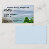 Perceel onroerend goed visitekaartje (Voorkant / Achterkant)