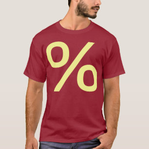 Percentage - Bleek geel T-shirt