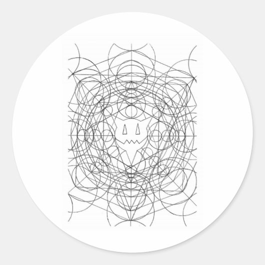 percentage snijpunt ronde sticker (Voorkant)