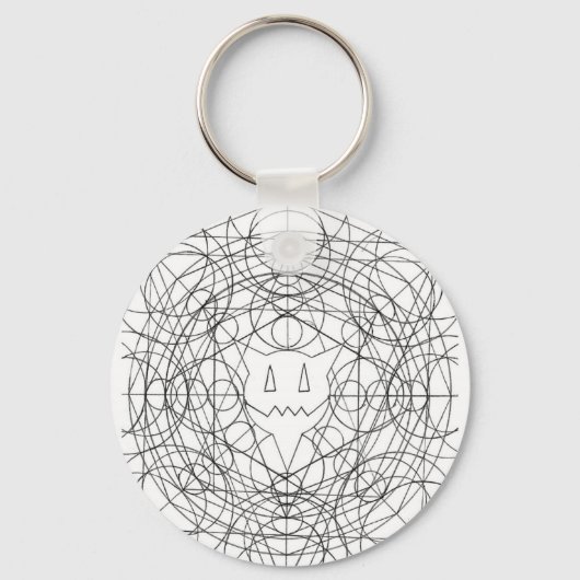 percentage snijpunt sleutelhanger (Voorkant)