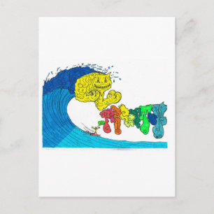 percentage surfen briefkaart