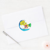 percentage surfen ronde sticker (Envelop)