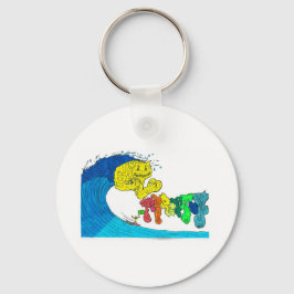 percentage surfen sleutelhanger