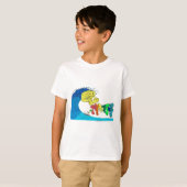 percentage surfen t-shirt (Voorkant volledig)