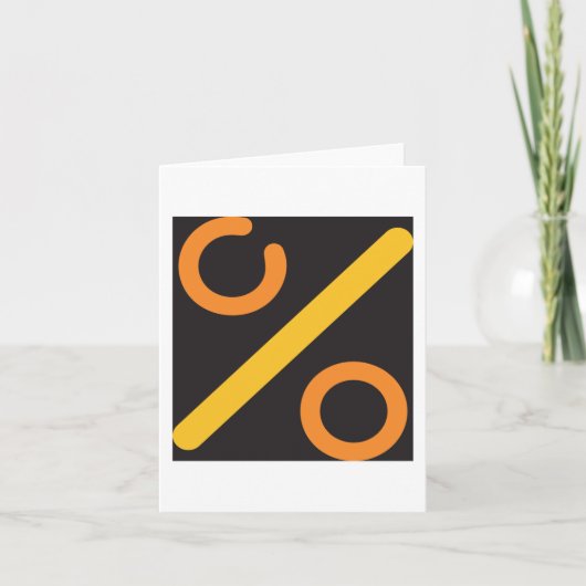 Percentenpictogram Kaart (Voorkant)