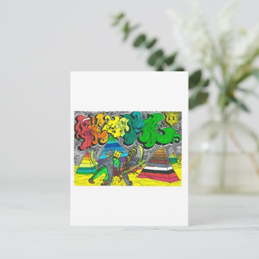 Percentum Chopping Mummies Briefkaart (Staand voorkant)