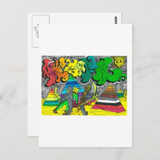 Percentum Chopping Mummies Briefkaart (Voorkant / Achterkant)