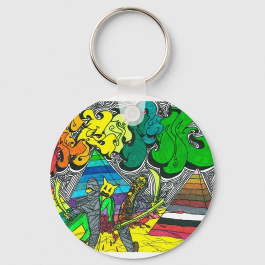 Percentum Chopping Mummies Sleutelhanger (Voorkant)