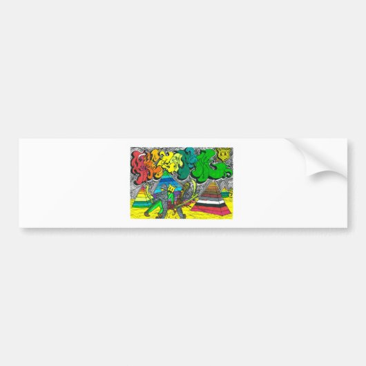 Percentum Chopping Zombies Bumpersticker (Voorkant)