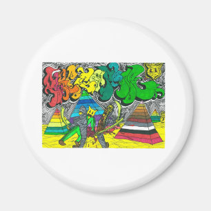 Percentum Chopping Zombies Magneet