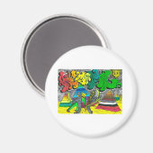 Percentum Chopping Zombies Magnet (Voorkant / Achterkant)