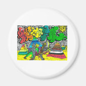 Percentum Chopping Zombies Magnet (Voorkant)