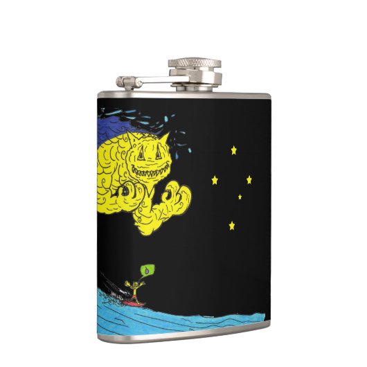 PERCENTUM DESIGN Surfer Hip Flask Heupfles (Rechts)