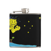 PERCENTUM DESIGN Surfer Hip Flask Heupfles (Voorkant)