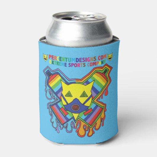 Percentum Gasmask Blikjeskoeler (Blikje Voorkant)