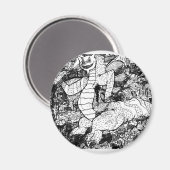 Percentum Godzilla Magneet (Voorkant / Achterkant)