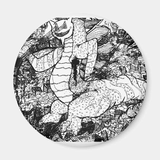 Percentum Godzilla Magneet (Voorkant)