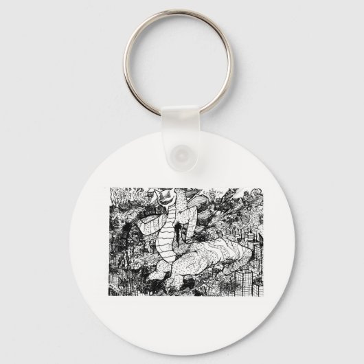 Percentum Godzilla Sleutelhanger (Voorkant)