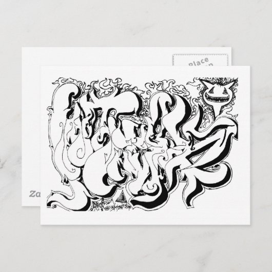 Percentum Graph Briefkaart (Voorkant / Achterkant)