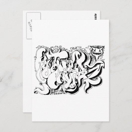 Percentum Graph Briefkaart (Voorkant / Achterkant)