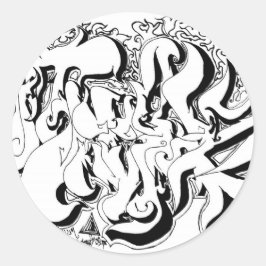 Percentum Graph Ronde Sticker