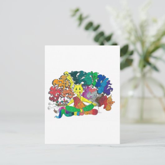 Percentum Levitating Briefkaart (Staand voorkant)