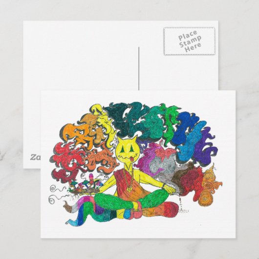 Percentum Levitating Briefkaart (Voorkant / Achterkant)