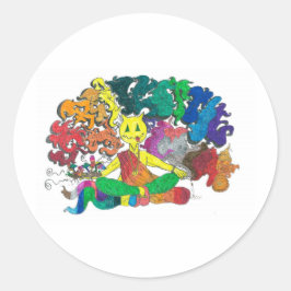 Percentum Levitating Ronde Sticker