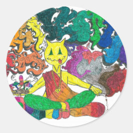 Percentum Levitating Ronde Sticker