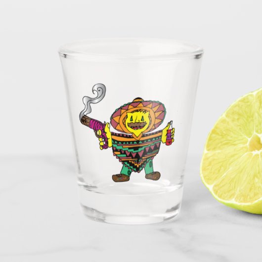 Percentum Mexican Shot Glass 2 Glas (Voorkant)