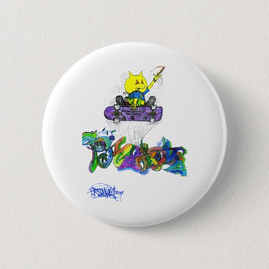 Percentum Ollie Ronde Button 5,7 Cm (Voorkant)