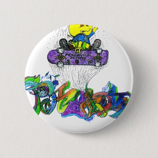 Percentum Ollie Ronde Button 5,7 Cm (Voorkant)