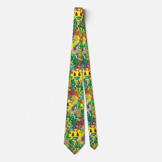 Percentum Sun Necktie Stropdas (Voorkant)