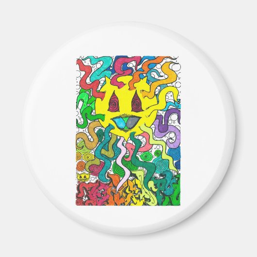 Percentum Sun - Percentum Design Magneet (Voorkant)