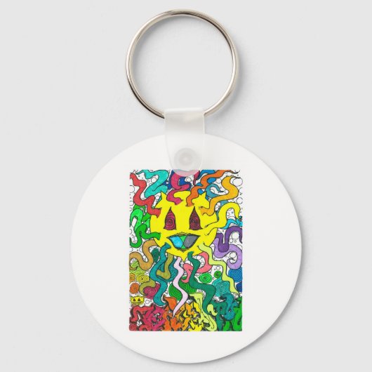 Percentum Sun - Percentum Design Sleutelhanger (Voorkant)