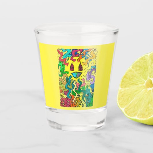 Percentum Sun Shot Glass Shot Glas (Voorkant)