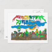 Percentum_Zombies Briefkaart (Voorkant / Achterkant)