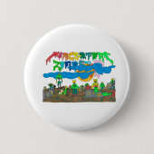 Percentum_Zombies Ronde Button 5,7 Cm (Voorkant)