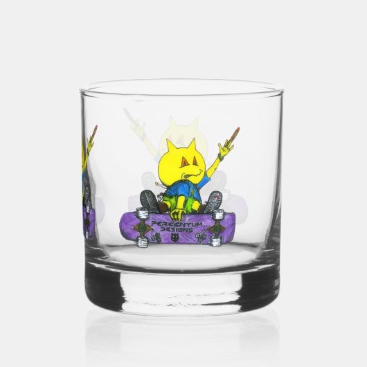 PERCENTUMDESIGNS.COM Drinkware Set Whisky Glas (Achterkant)