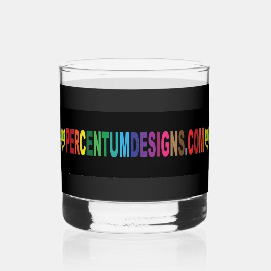 PERCENTUMDESIGNS.COM Drinkware Set Whisky Glas (Achterkant)