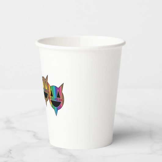 PERCENTUMDESIGNS.COM Papieren beker (Links)