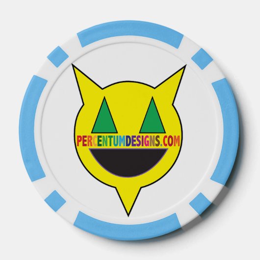 PERCENTUMDESIGNS.COM Poker Chip (Achterkant)