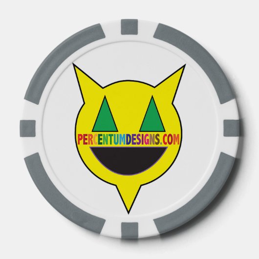 PERCENTUMDESIGNS.COM Poker Chip (Voorkant)