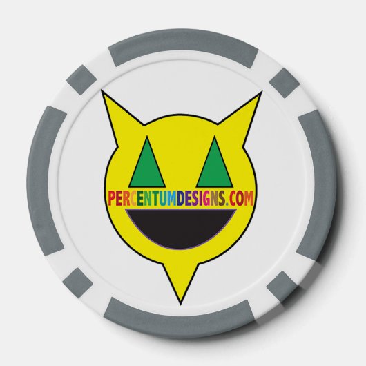PERCENTUMDESIGNS.COM Poker Chip (Achterkant)