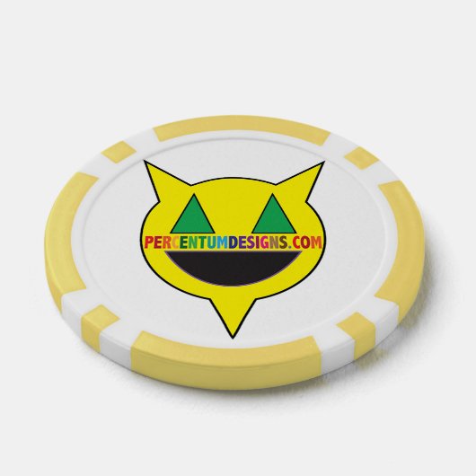 PERCENTUMDESIGNS.COM Poker Chip (Enkel)